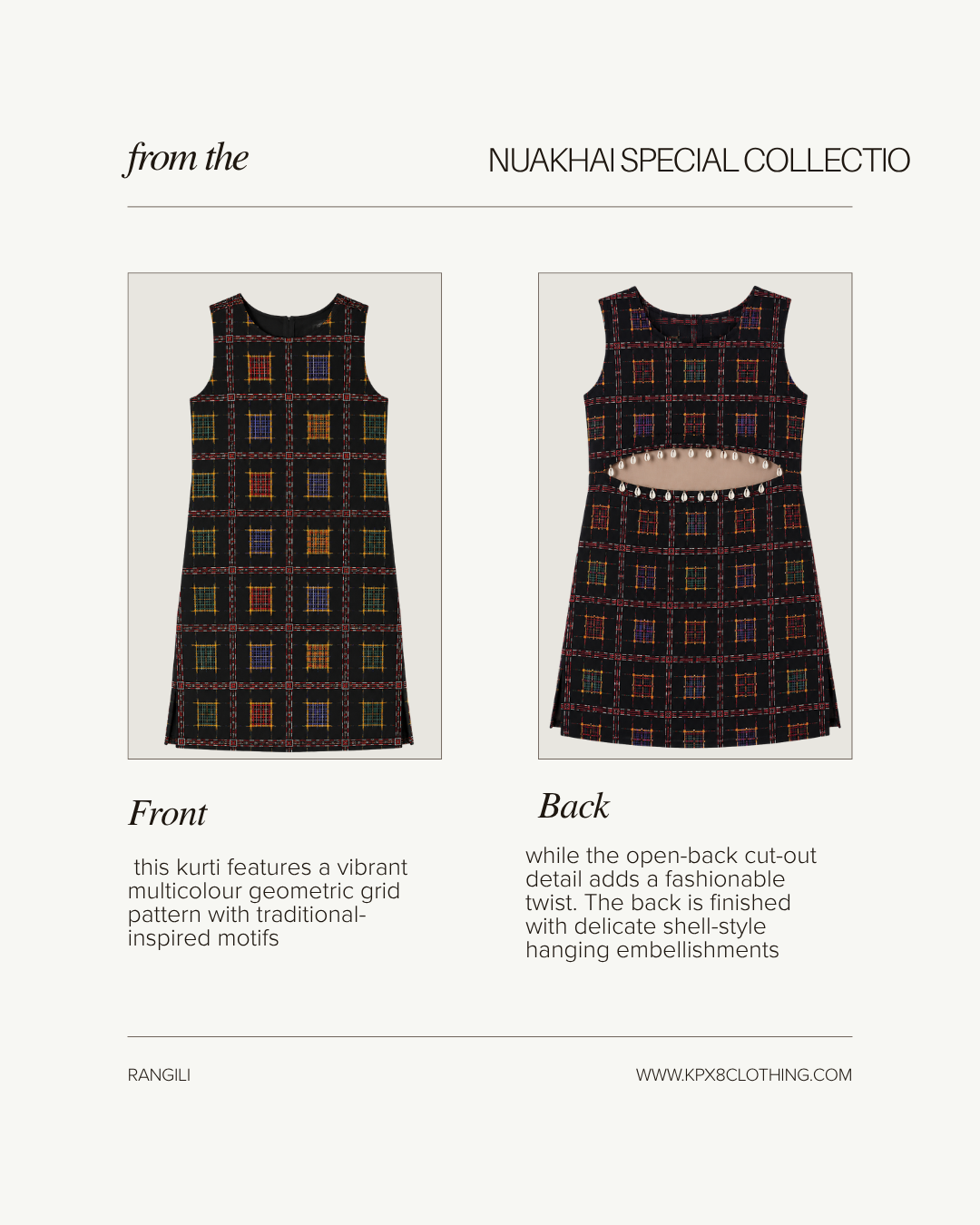 Rangili Statement Straight Kurti