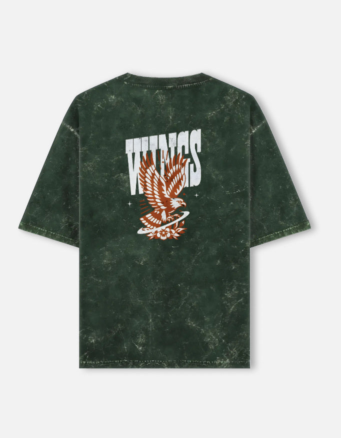 Unisex Acid Washed Oversized Tee
