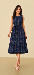 RaatRani Belted Dress