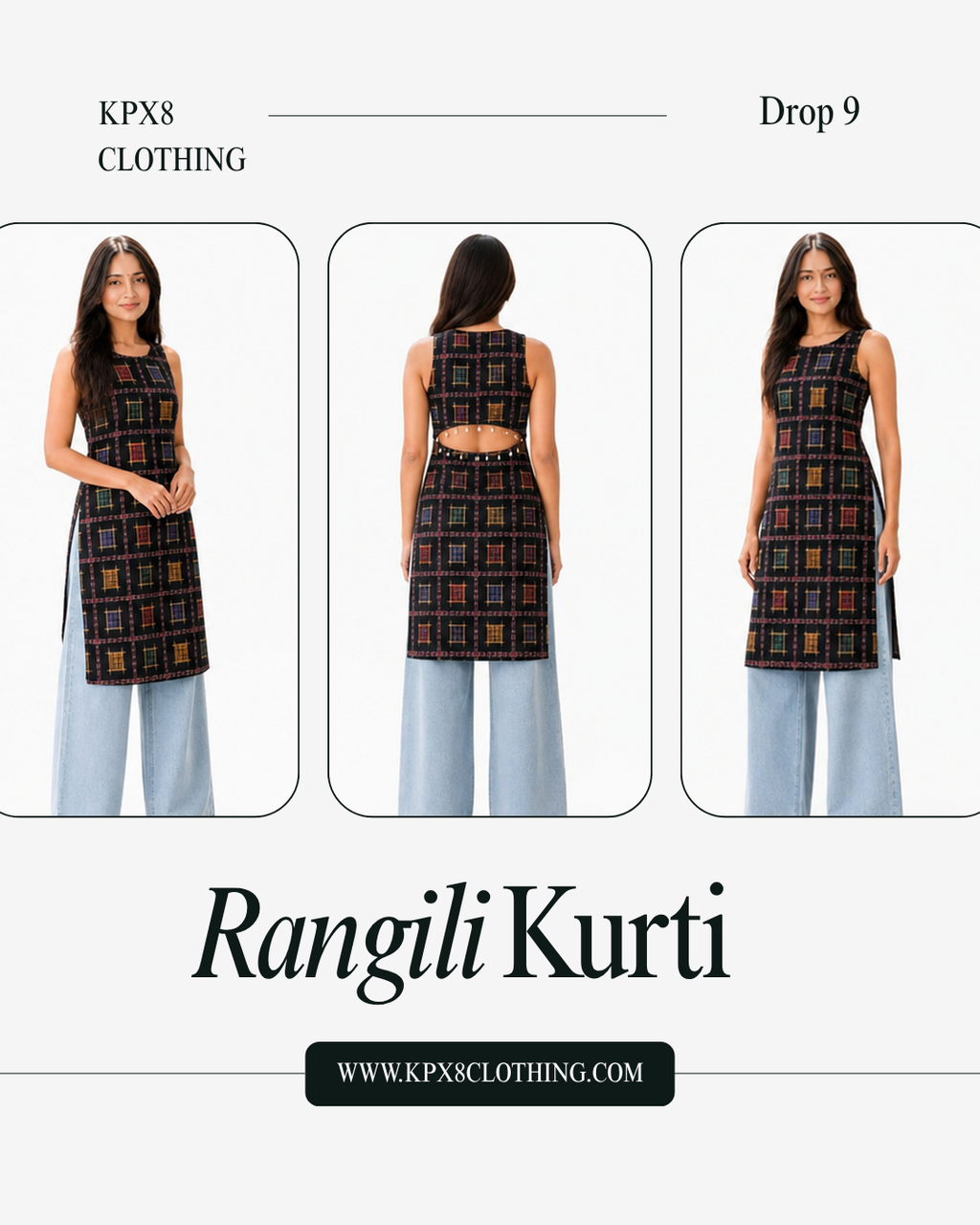 Rangili Statement Straight Kurti