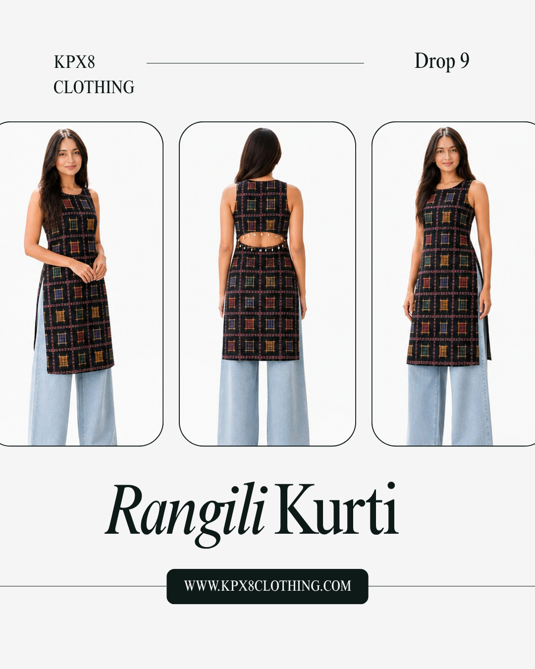 Rangili Statement Straight Kurti