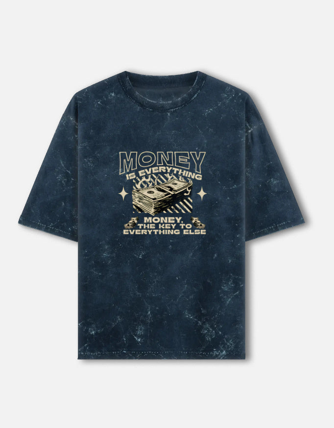 Unisex Acid Washed Oversized Tee