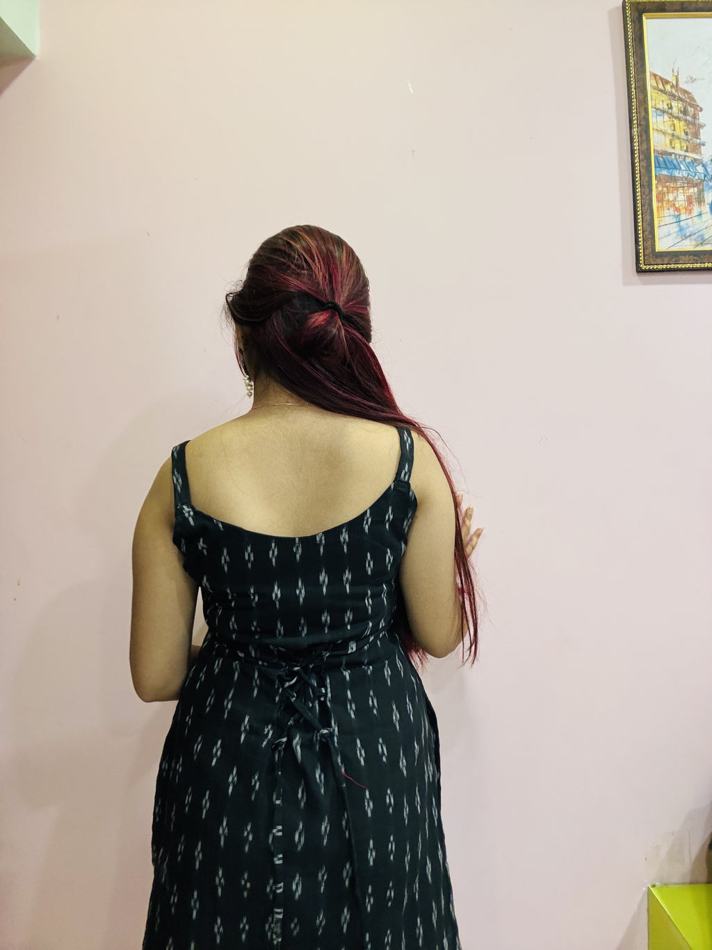 Detachable Shoulder Corset Kurti