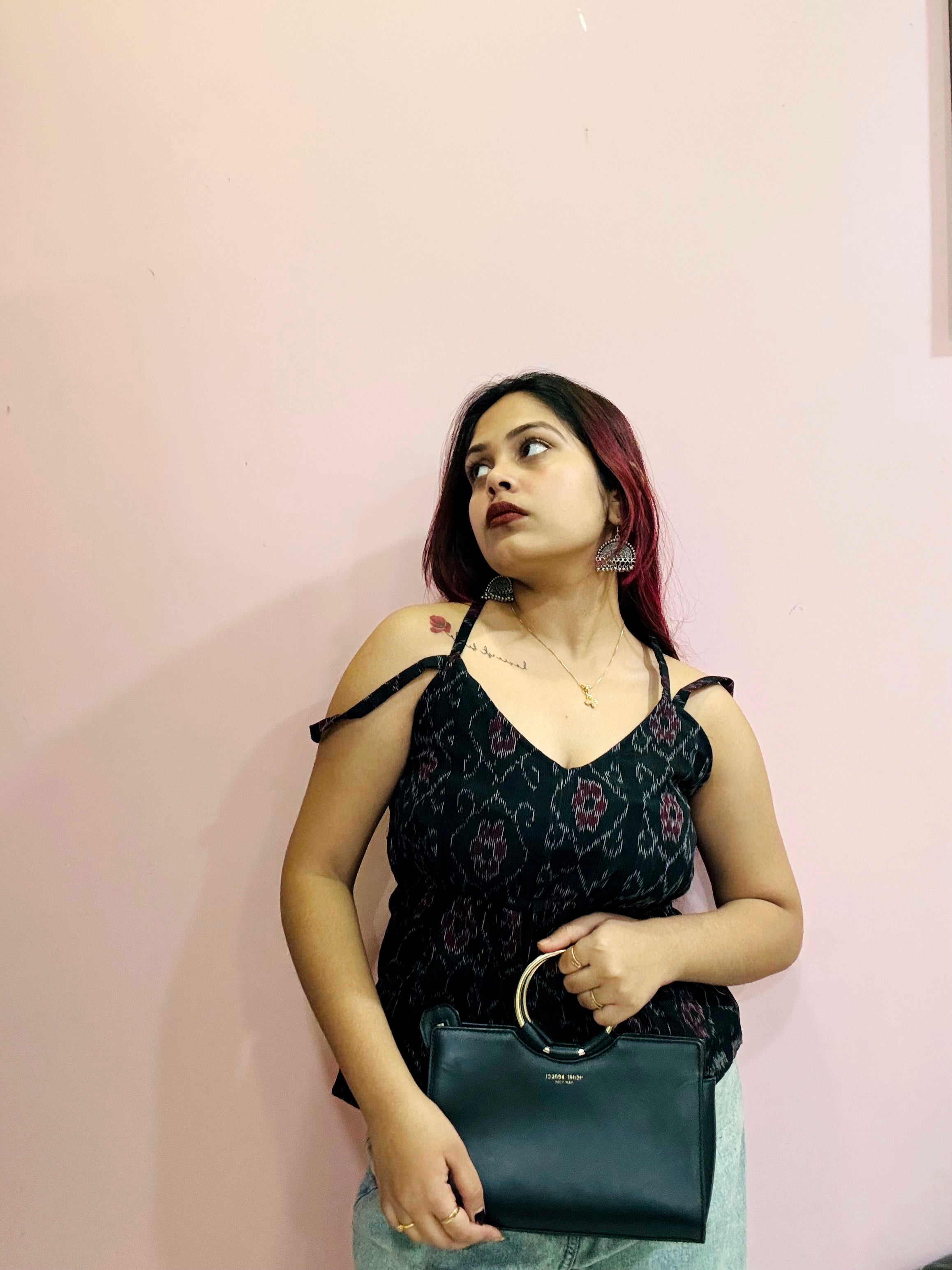 Midnight Ikat Bold Top