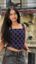 Backless Corset Crop Top