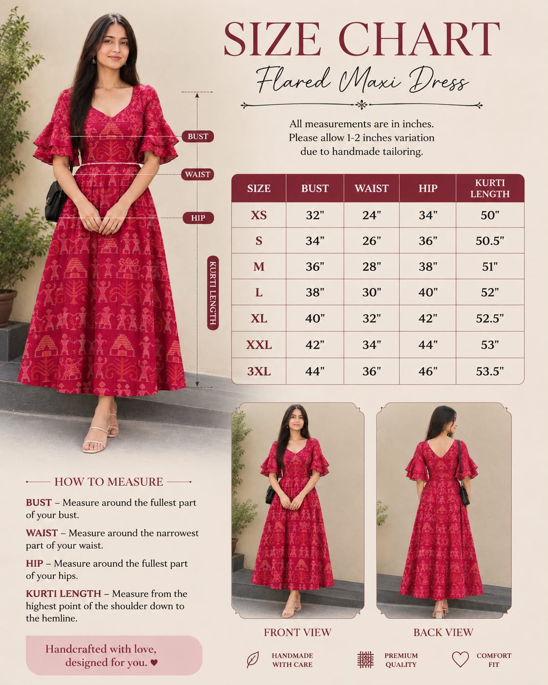 RANI PINK FLARED MIDI DRESS