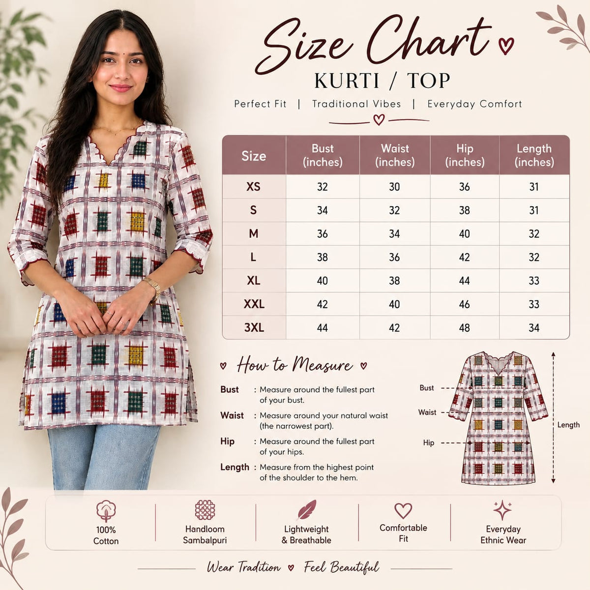 WHITE MULTICOLOUR STRAIGHT KURTI