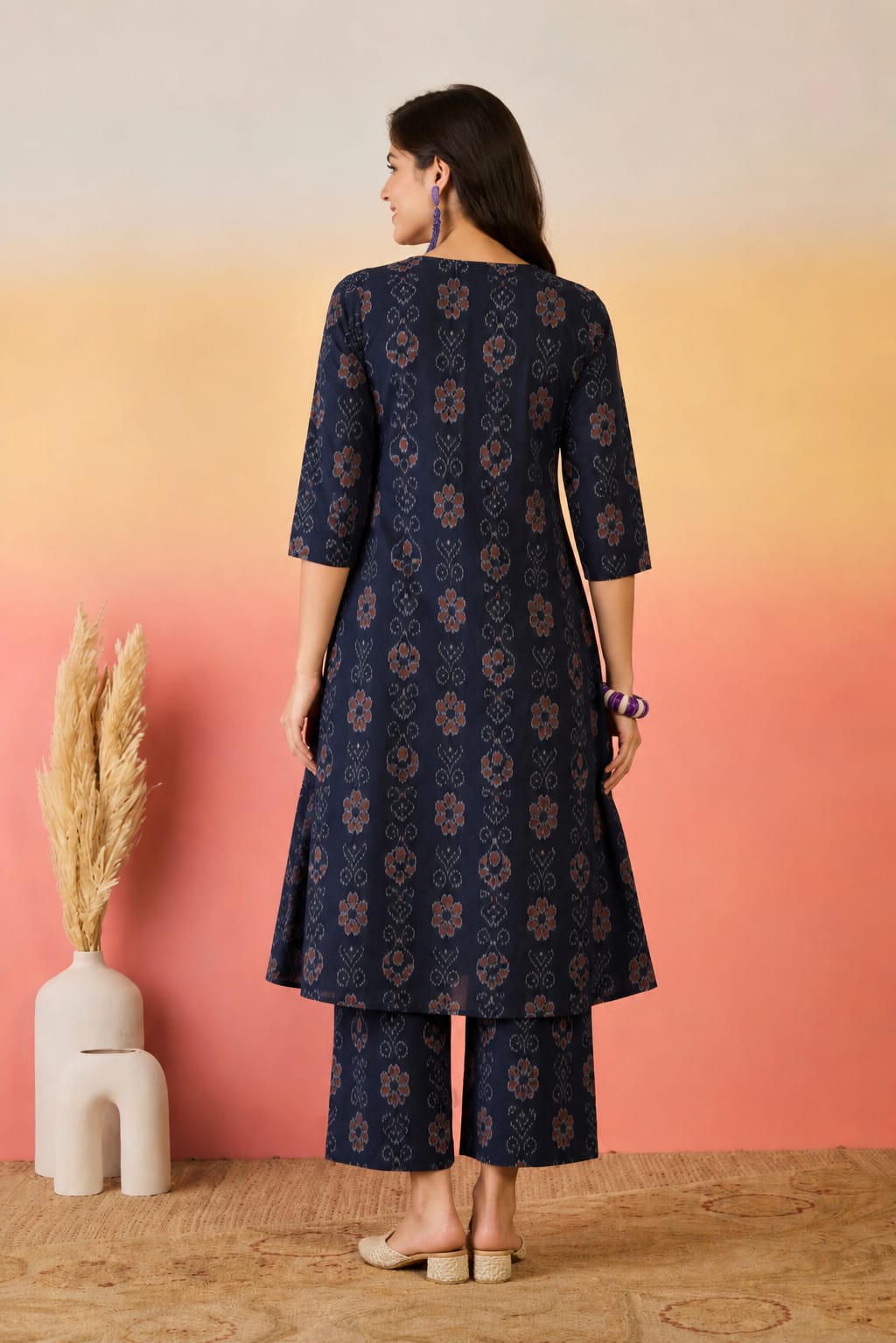 Floral Ethnic Co-ord Set