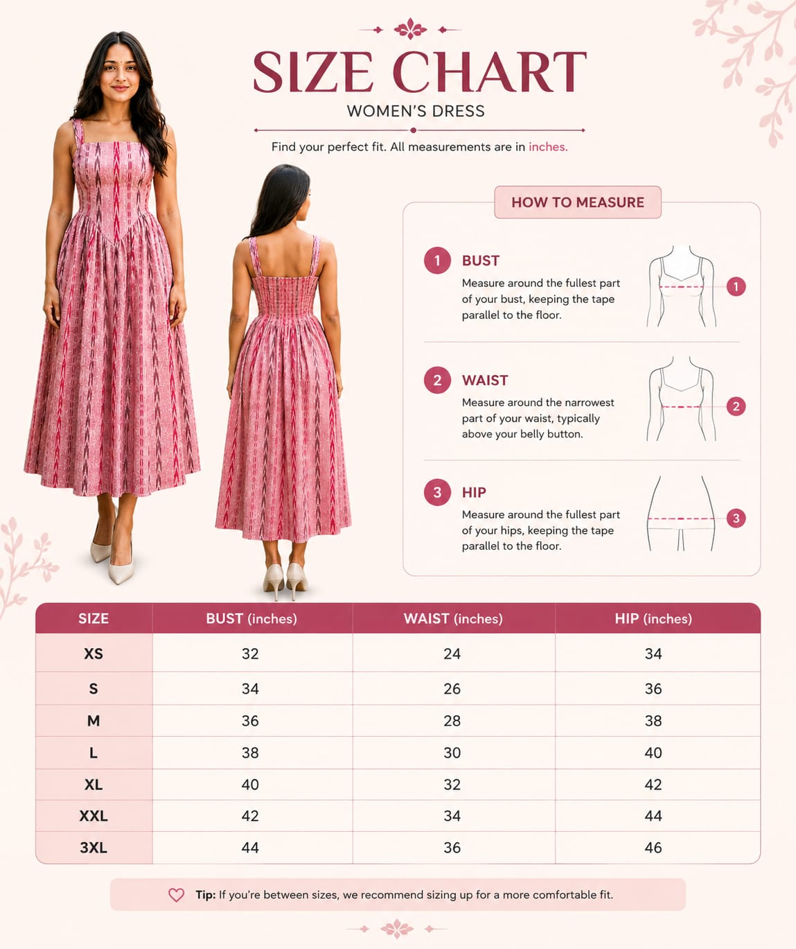 Fit & Flare Ethnic Fusion Midi Dress